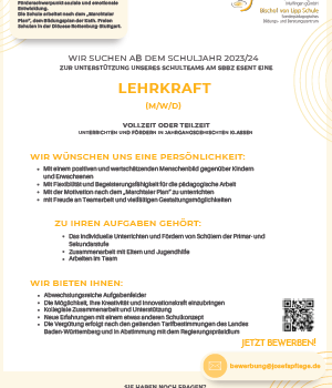 Lehrkraft (m/w/d) am ESENT Mulfingen
